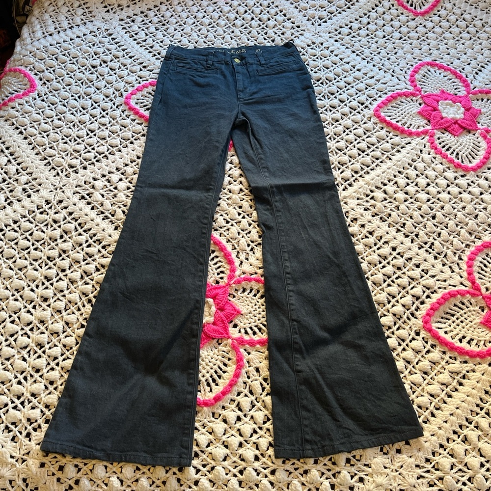 MiH stretchy dark wash flare jeans Marrakesh